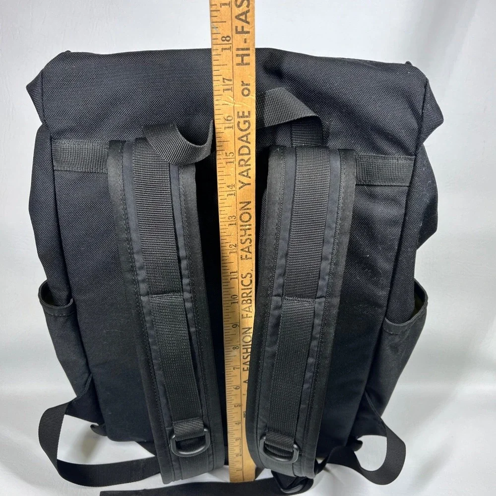 Topo Designs Y-Pack Backpack Black Gong Embroidered‎ Laptop Sleeve Daypack